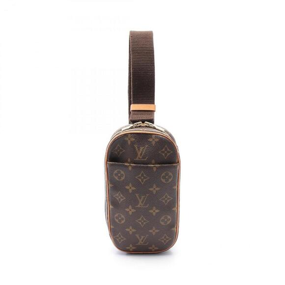 LOUIS VUITTON Brown Monogram Leather Fanny Pack - Picture 1 of 9